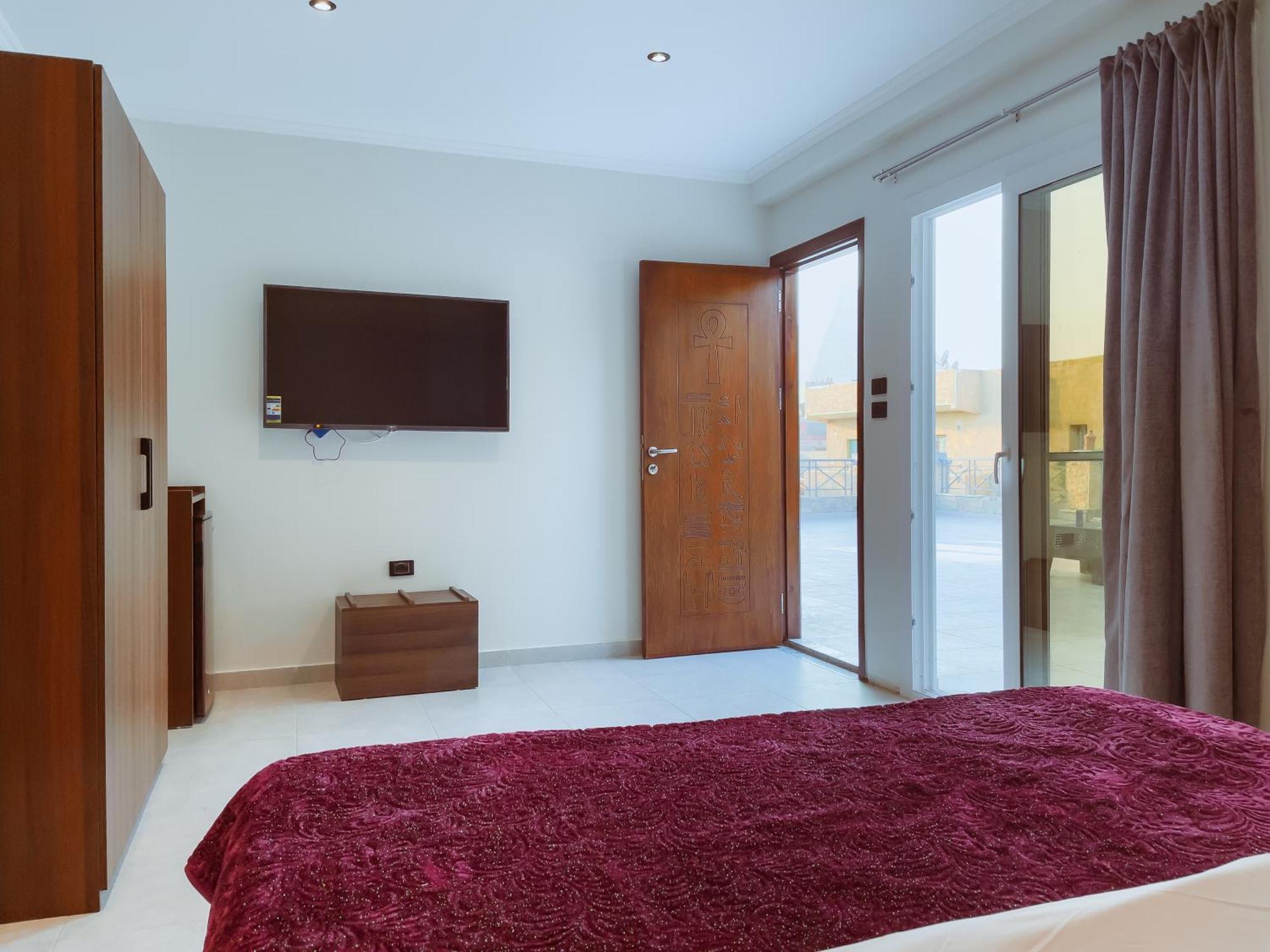 Kafret el-Gabal King Khufu Pyramids View Hotel חדר תמונה
